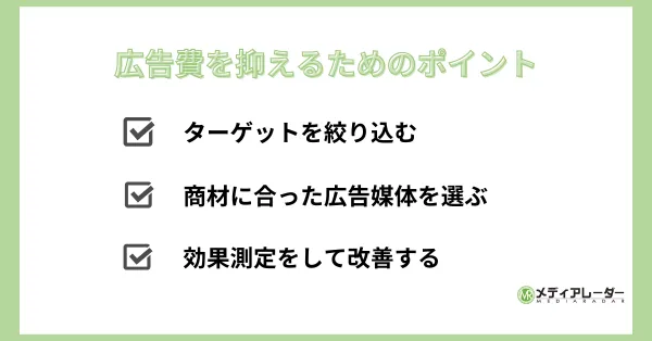 広告費　ポイント